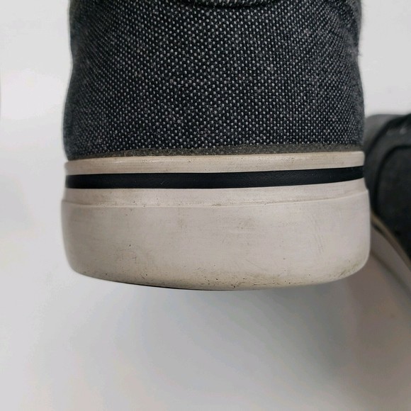 DC Mens Anvil TX SE Canvas Sneaker Black Dark Grey White ADYS300036 Size 9 - Picture 9 of 12